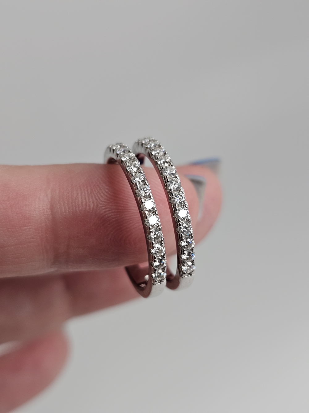 S925 Moissanite Wrap Ring Size 10